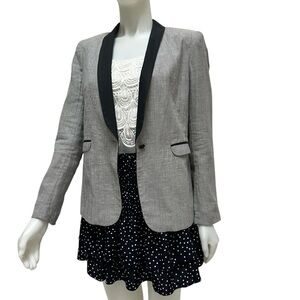 RAG & BONE Sear Sucker Striped Blazer Shawl Collar Quiet Luxury Old Money Preppy